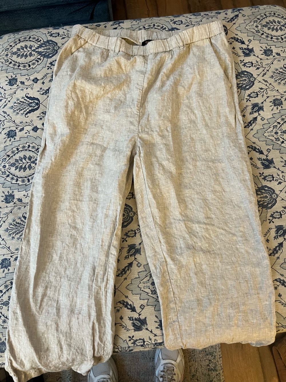 Quince 100% European Oatmeal Linen Pants size XL